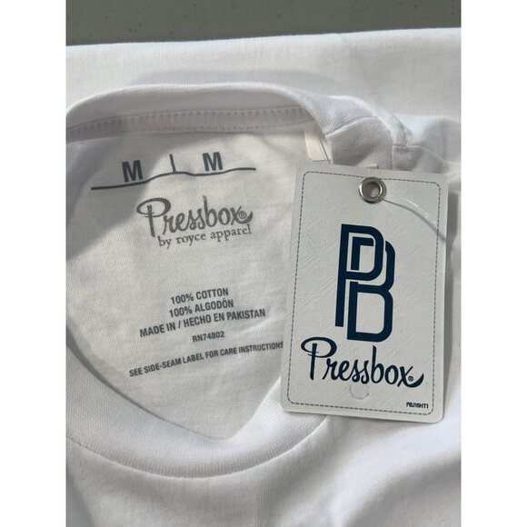 Pressbox NC State Wolfpack Graphic T Shirt Women M Crewneck White University NEW - Picture 5 of 6